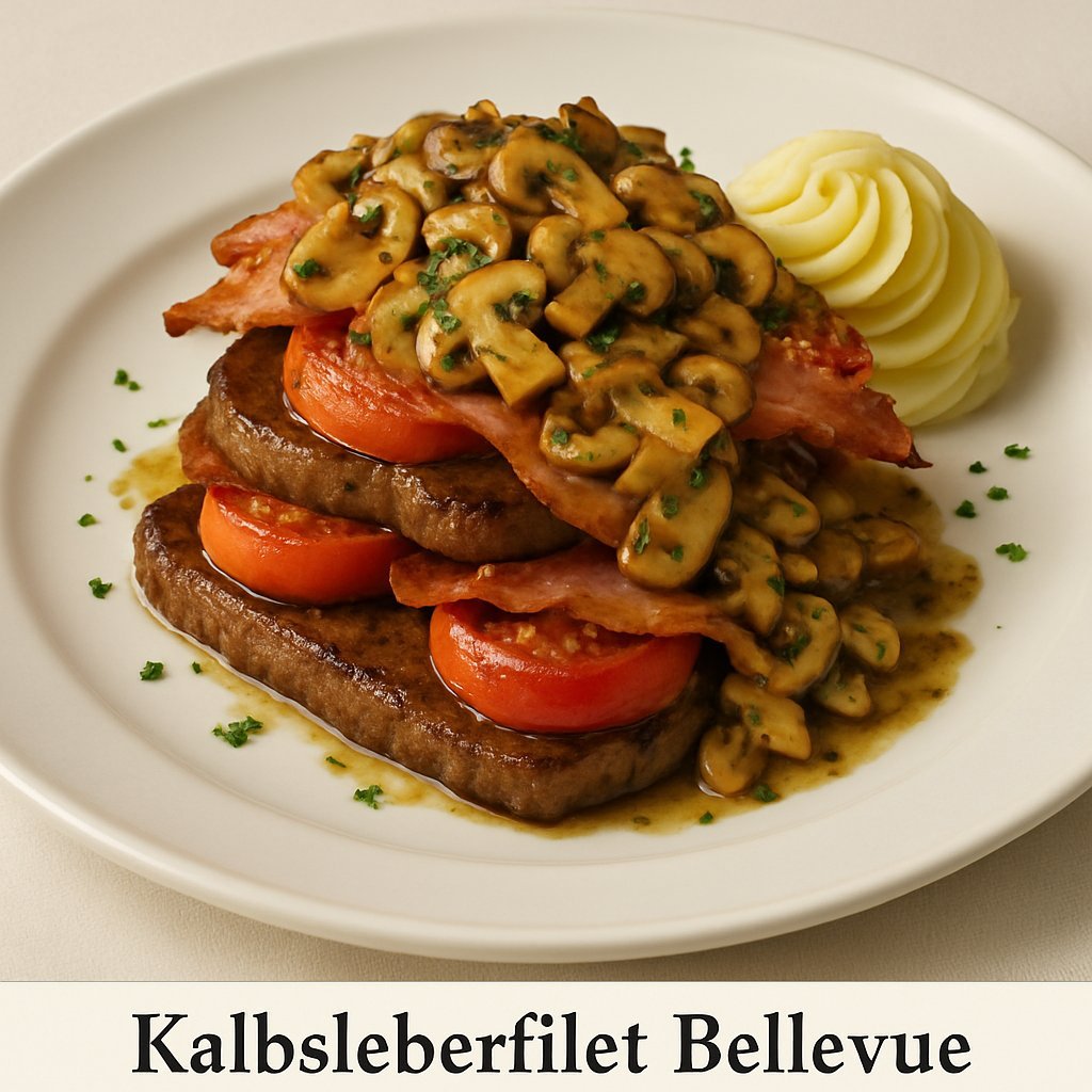 Kalbsleberfilet „Bellevue"
