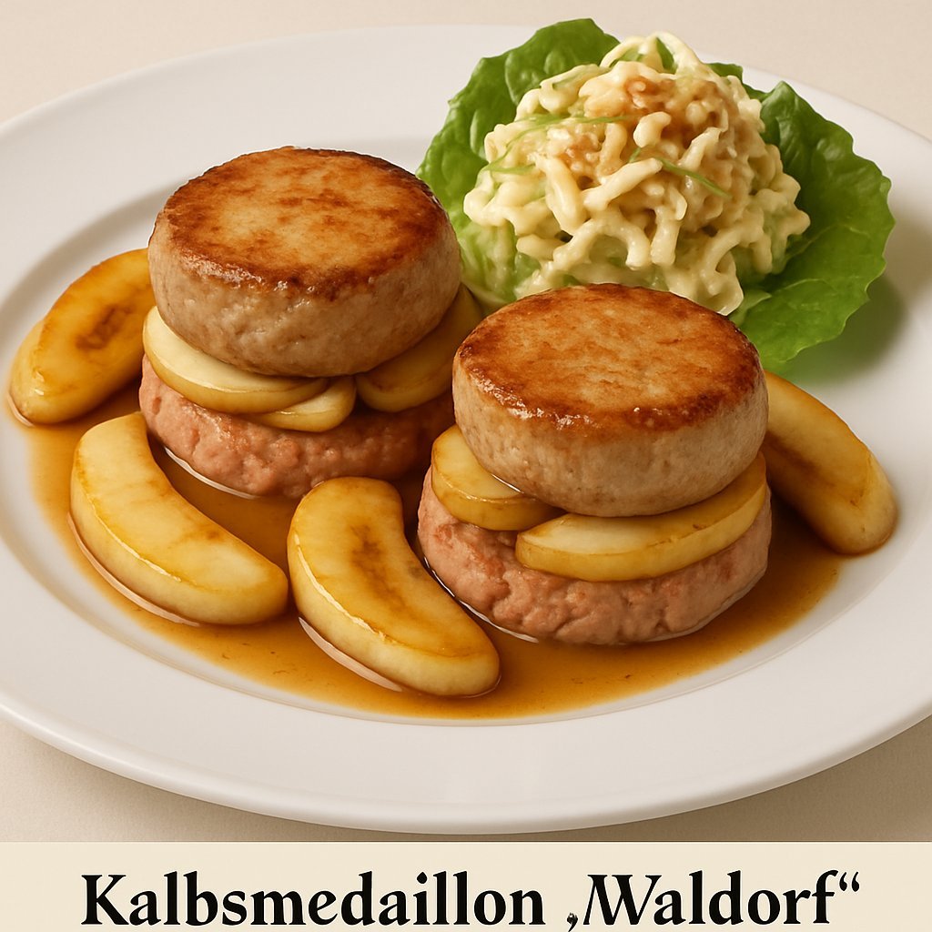 Kalbsmedaillon „Waldorf"