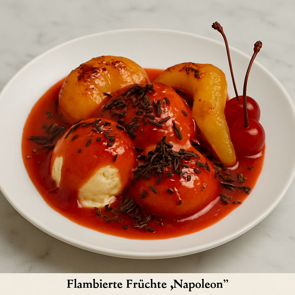 Flambierte Früchte „Napoleon"