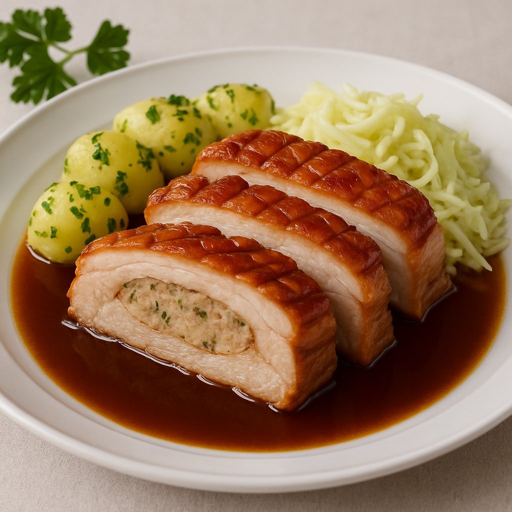 Gefüllte Schweinsbrust „Czikos"