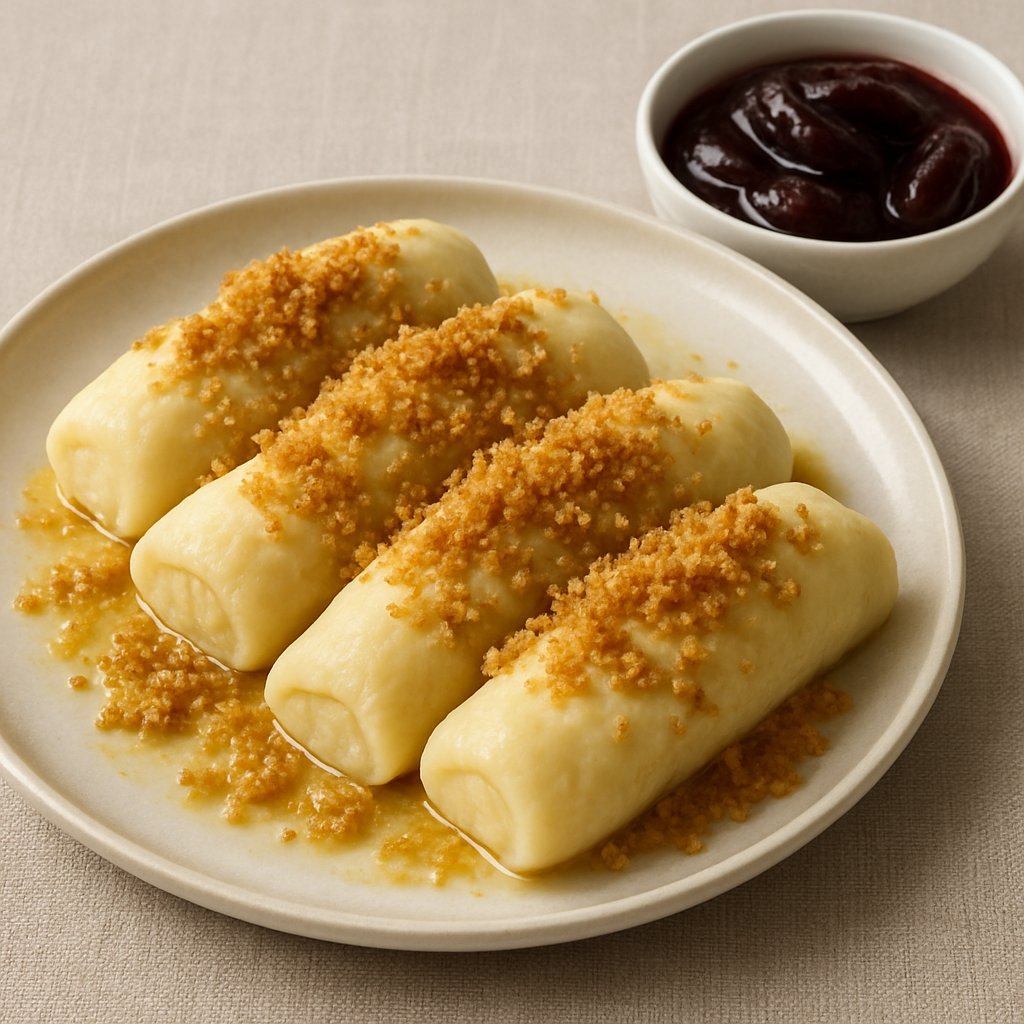 Wiener Grießstrudel, gekocht