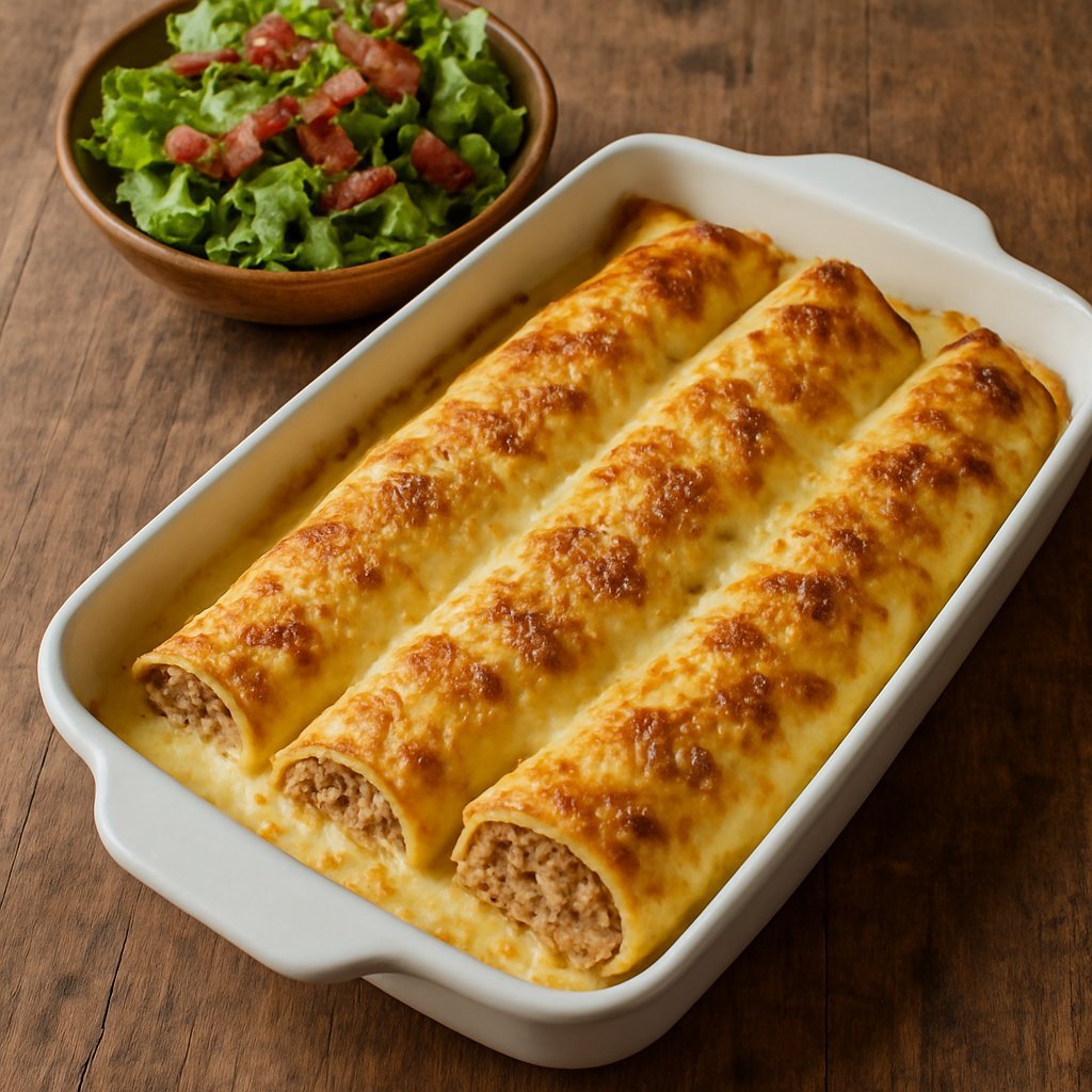 Palatschinken with Meat Filling