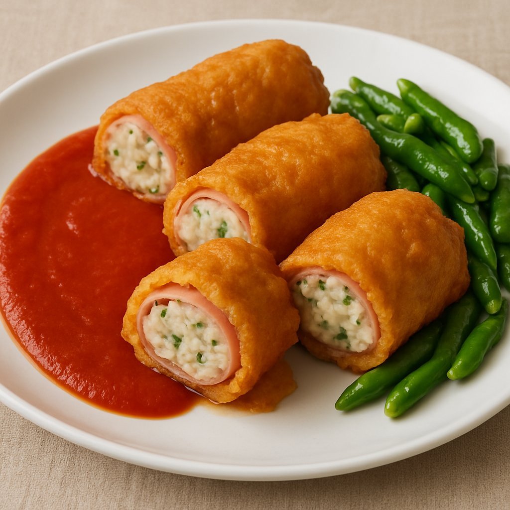 Fried Ham Rolls "Gastein"