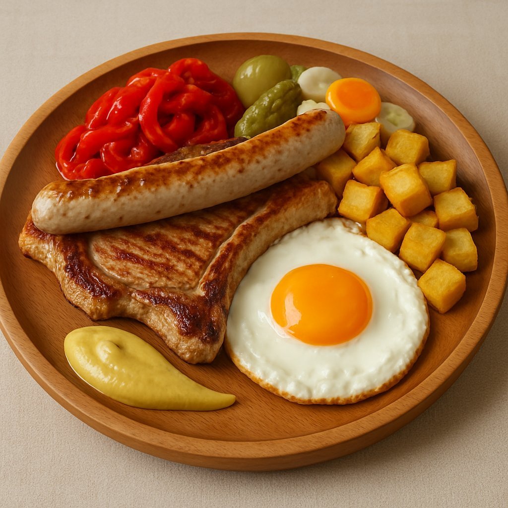 Pork Chop with Accompaniments