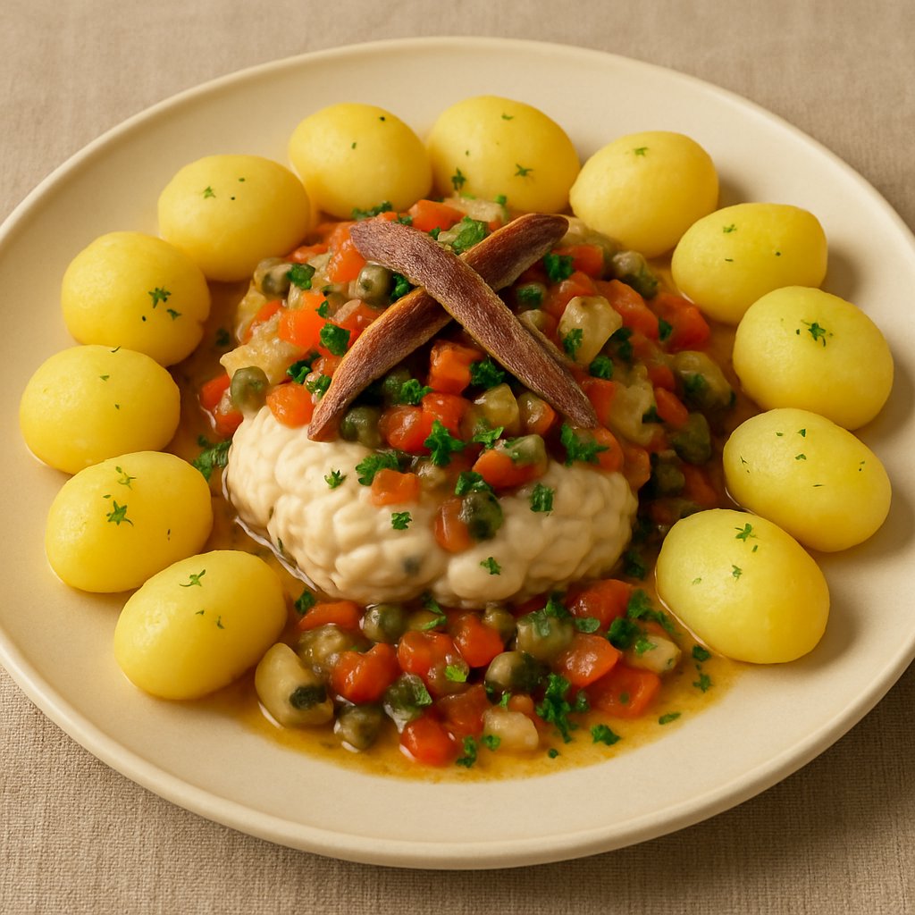 Cervelle de veau « Grenoble »