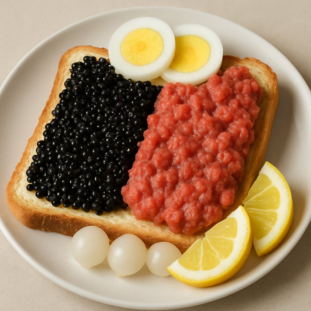 Sandwich "Cavalier" au Caviar