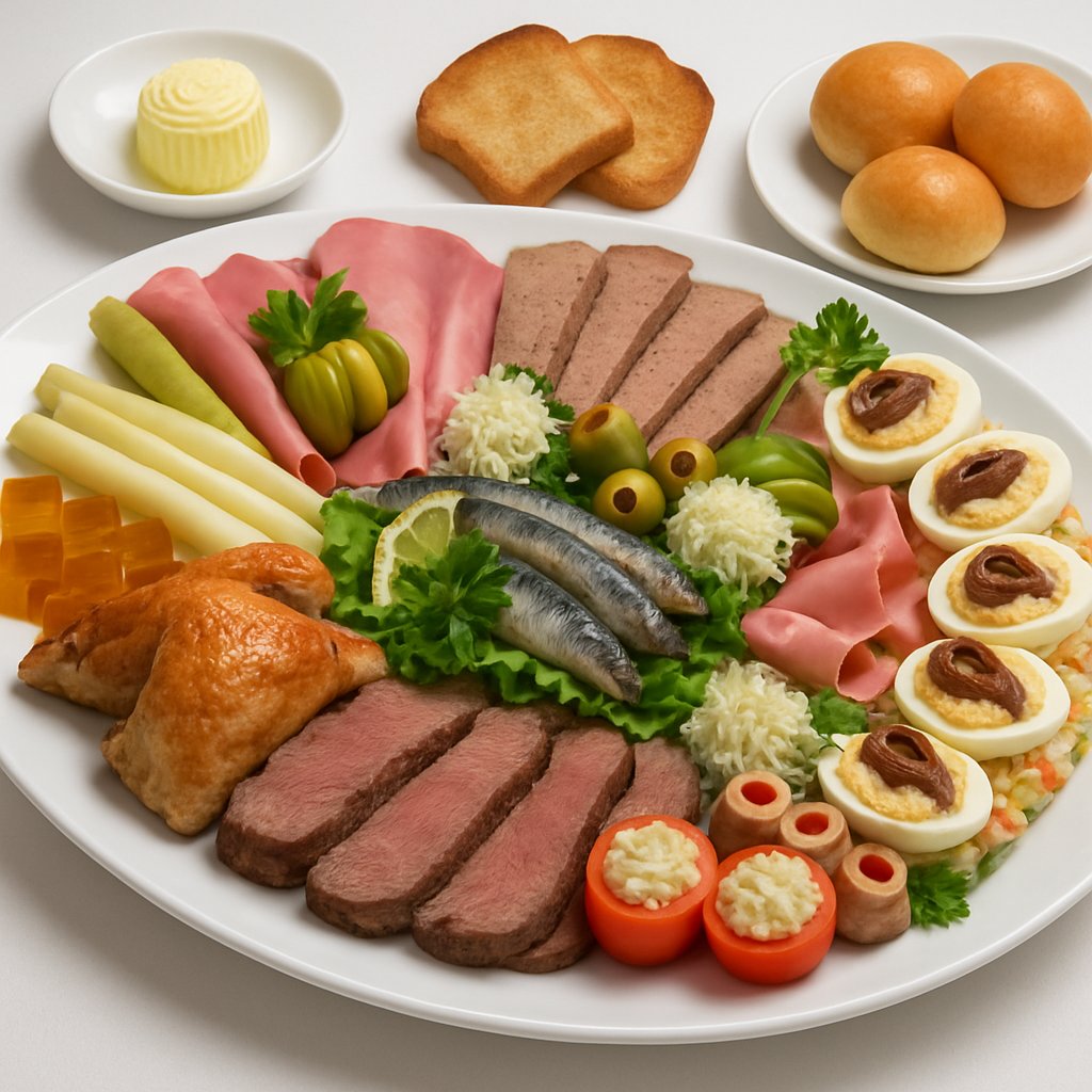 "Assiette Froide Colorée"