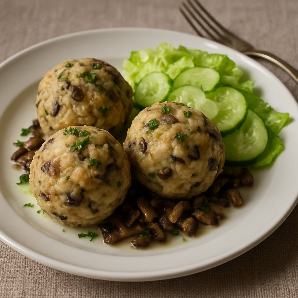 Quenelles de champignons tyroliennes