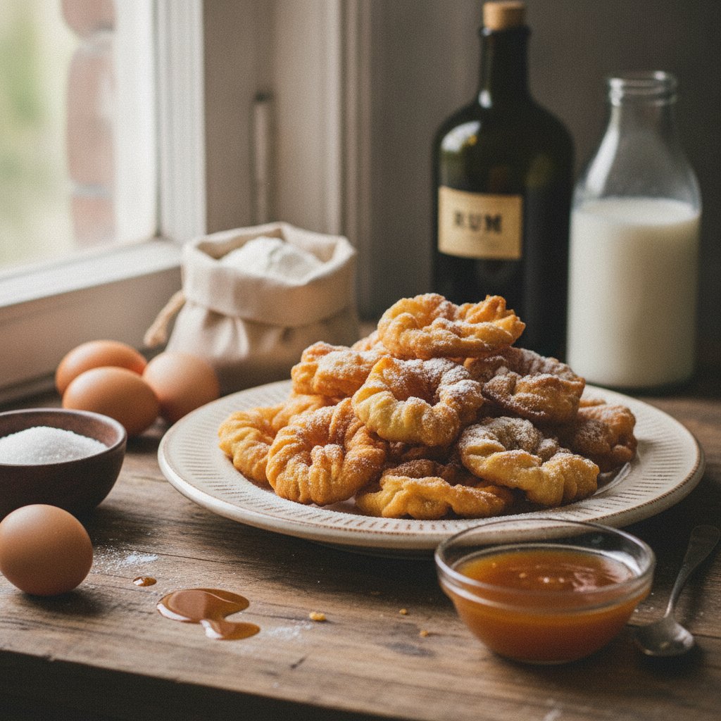 Krausgebackenes oder Schürzkuchen