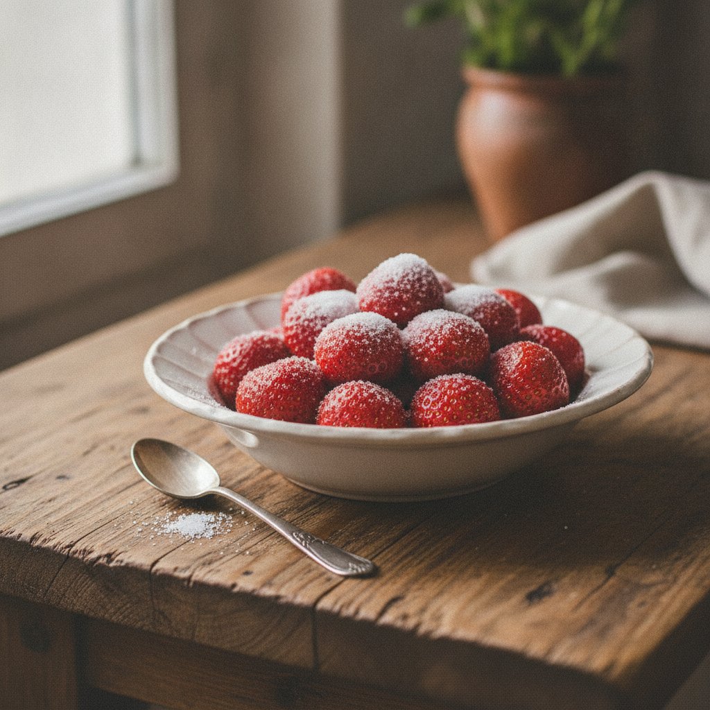 Erdbeeren in Zucker