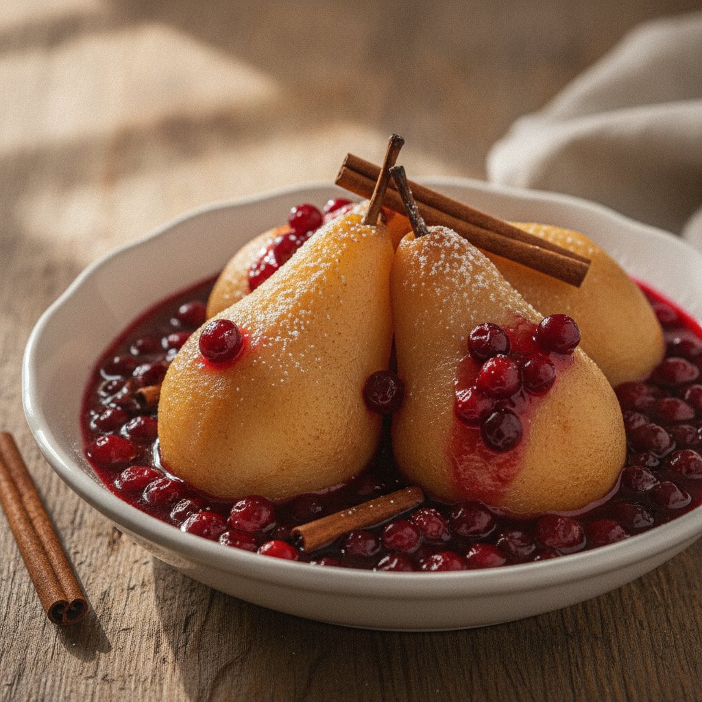 Preiselbeeren mit Birnen