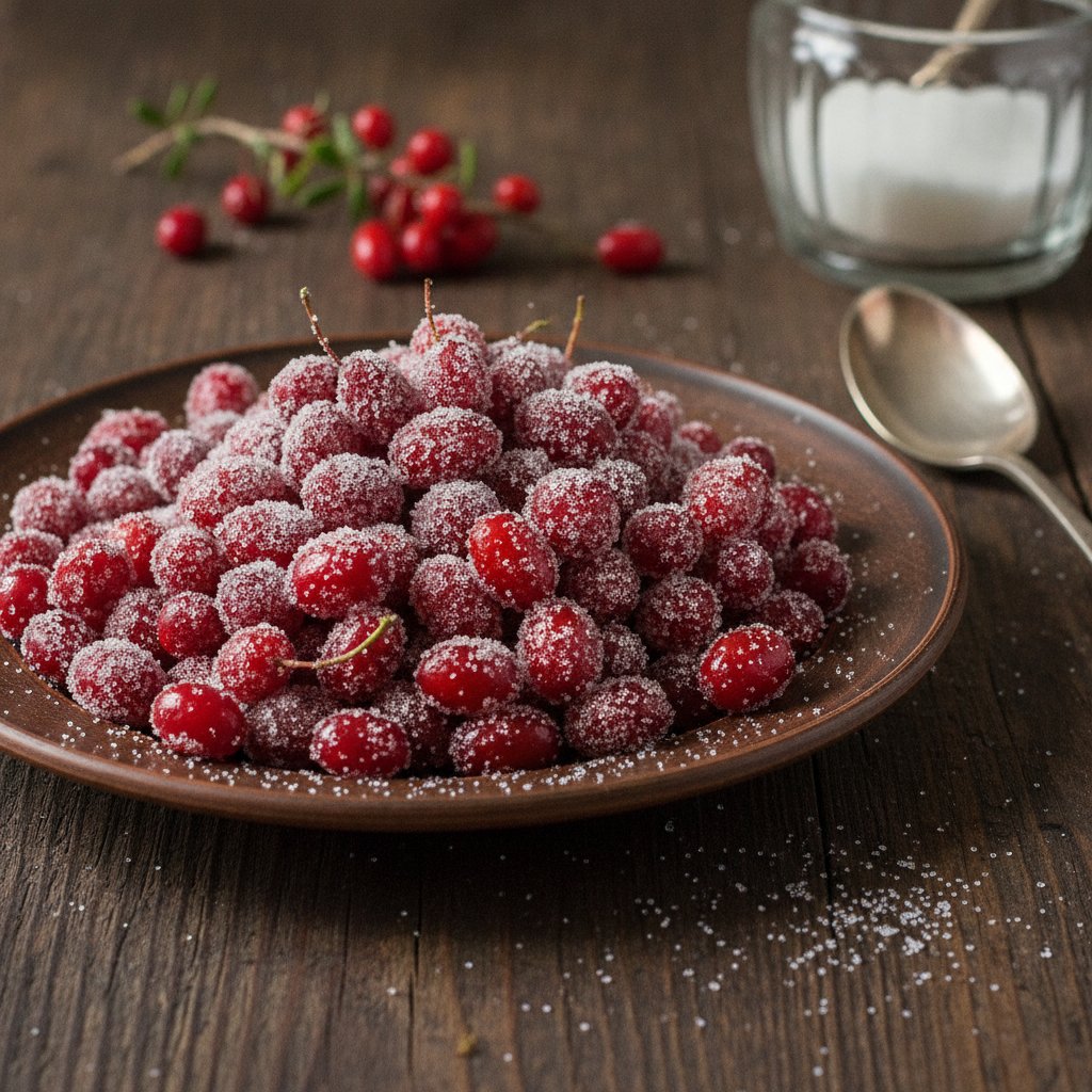 Berberitzen in Zucker