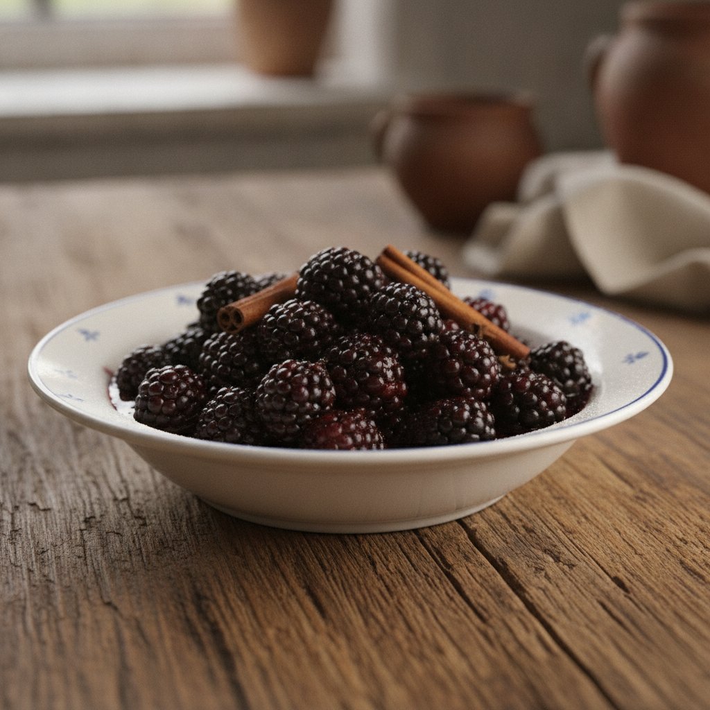Brombeeren in Essig