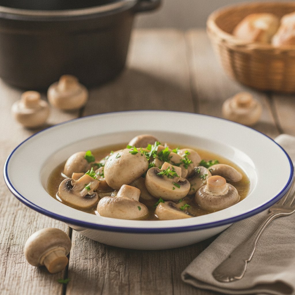 Champignons oder Tafelpilze