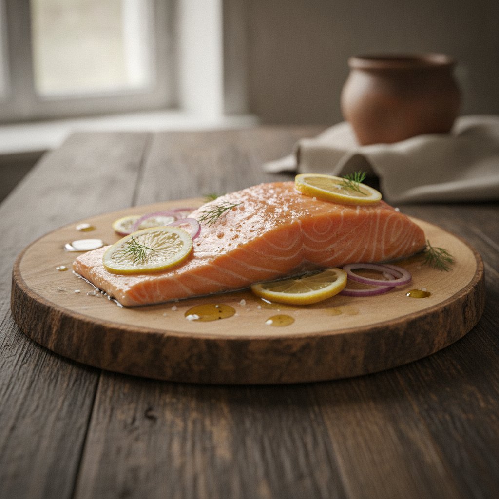 Marinierter Lachs