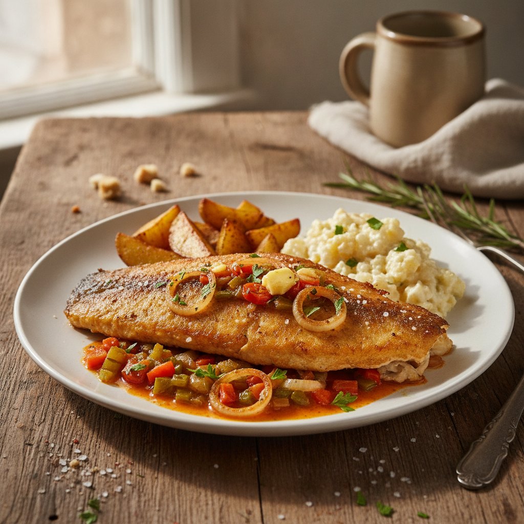 Karpfen mit Paprika oder ungarisch