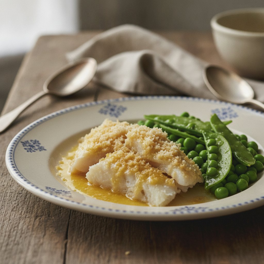 Stockfisch mit Schoten