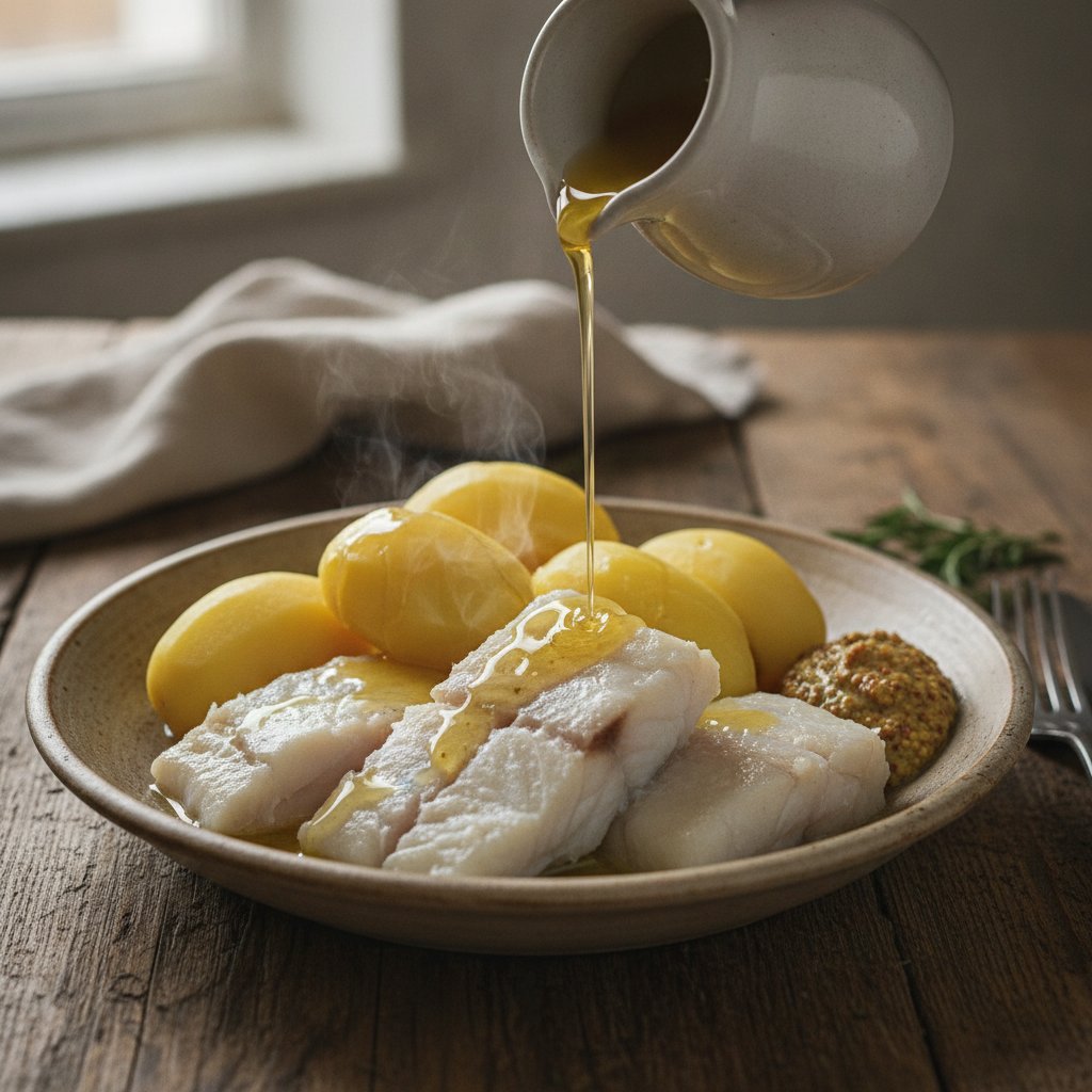 Schellfisch gesotten