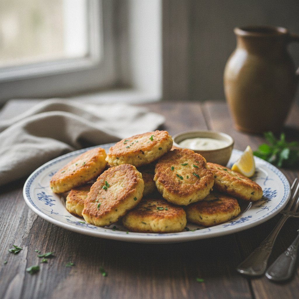 Beignets von Fischresten