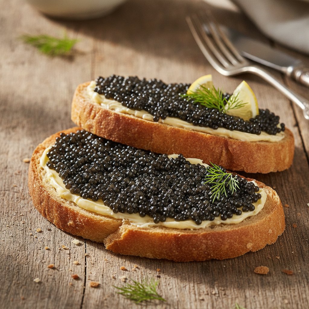 Kaviarschnitte