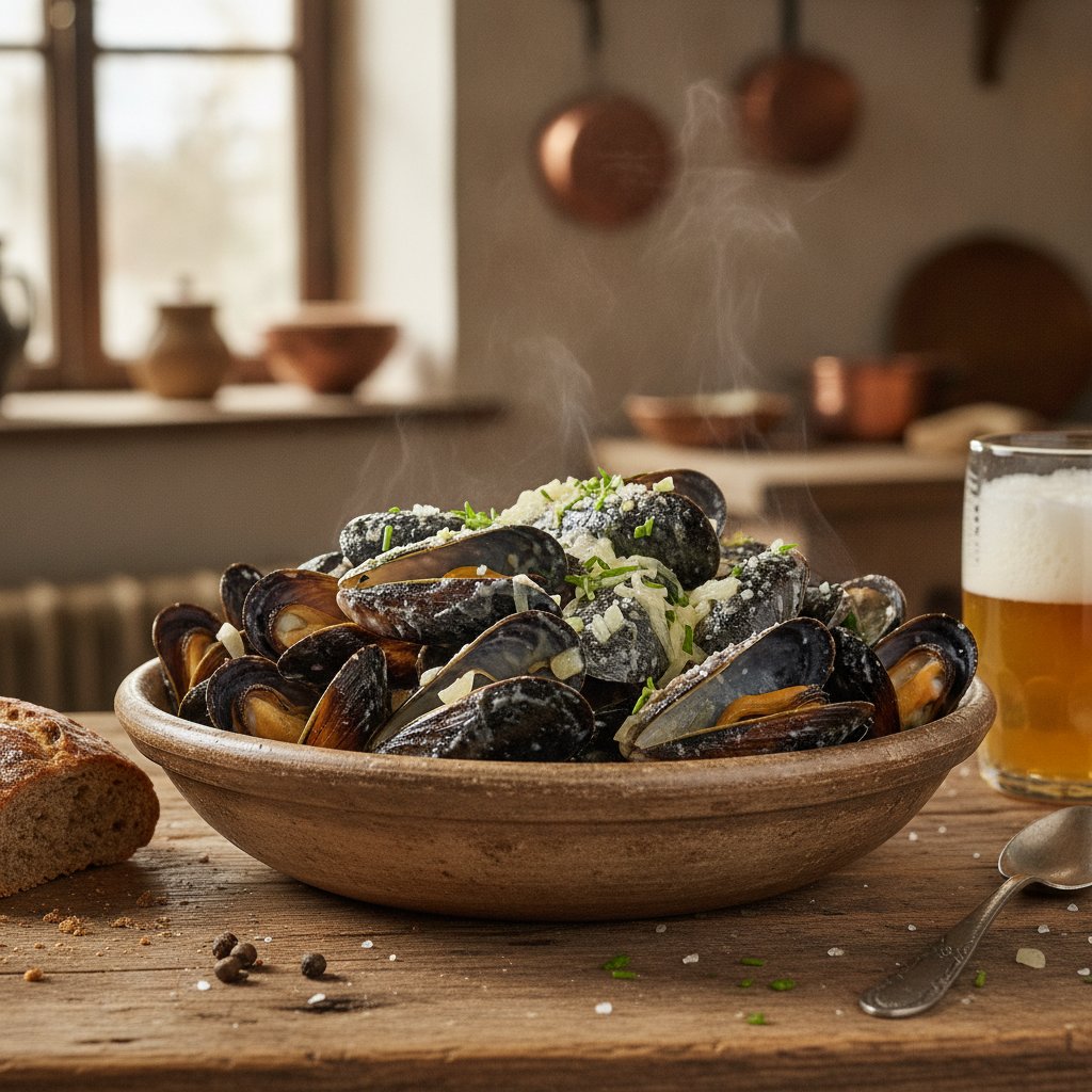Muscheln gesotten