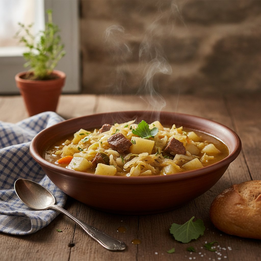 Kohlrabi mit Kraut