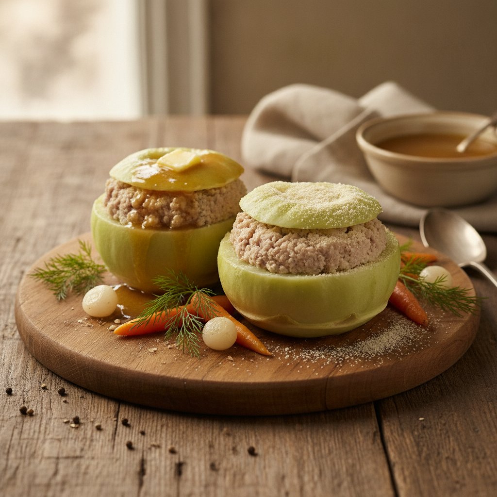 Gefüllte Kohlrabi