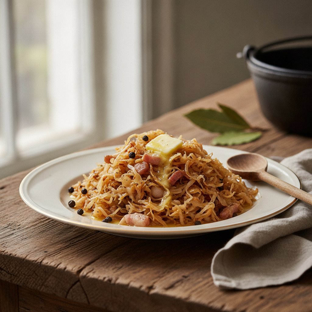 Sauerkraut (Eingemachter Kappus oder Weißkohl)