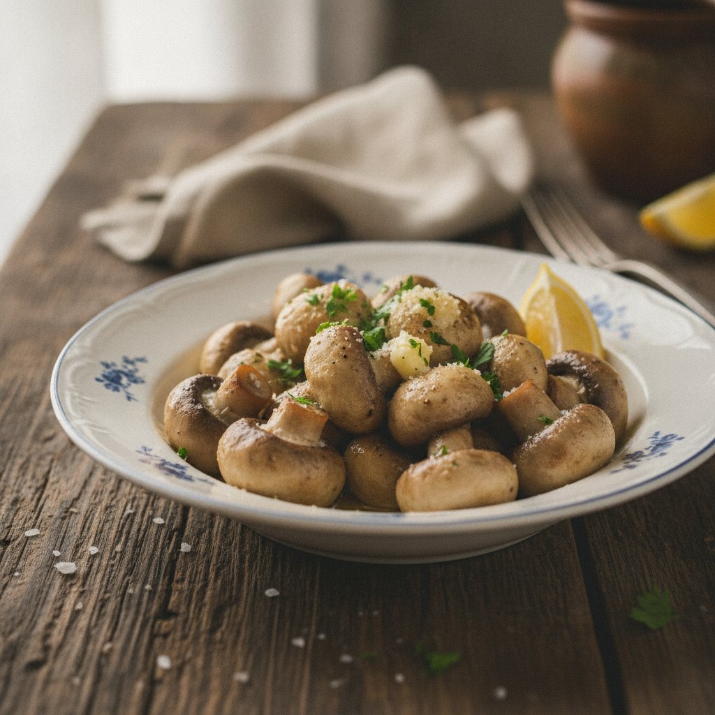 Champignons gedünstet
