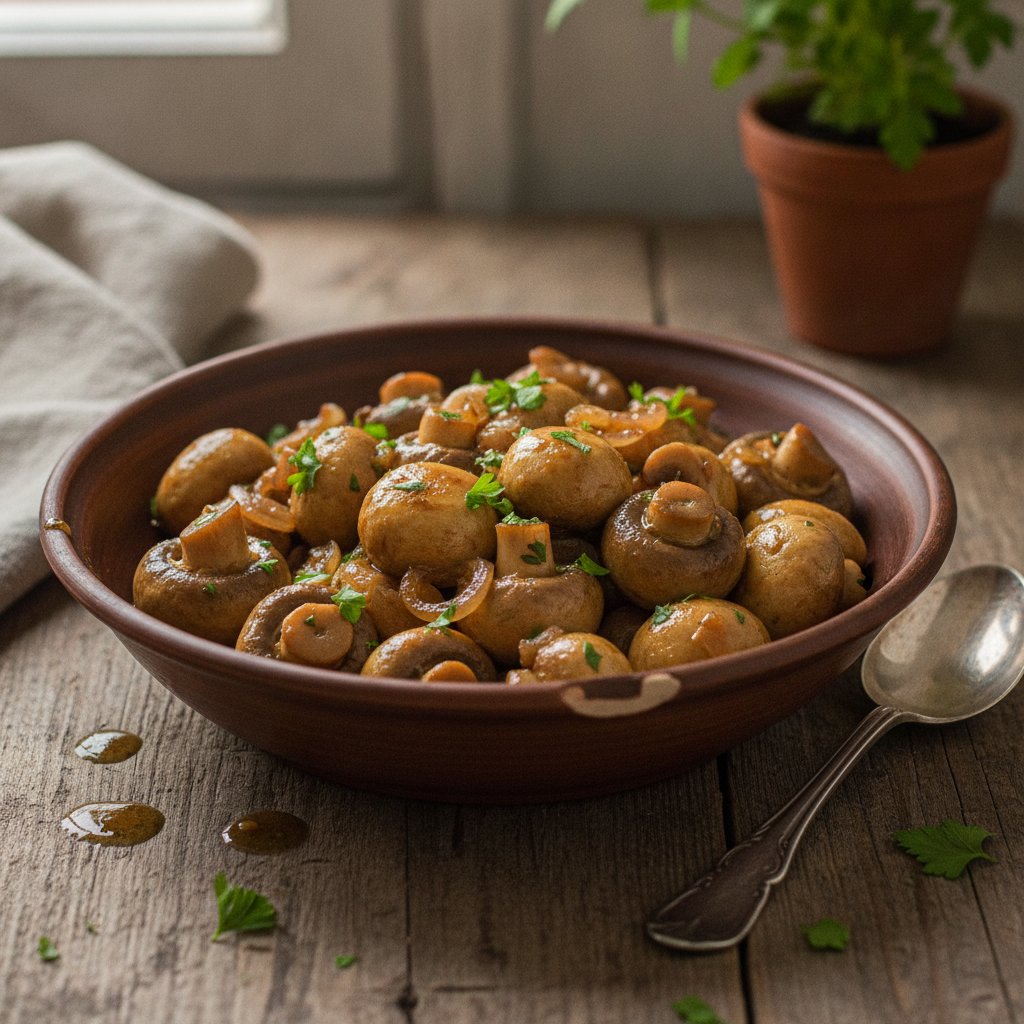Champignons gebraten