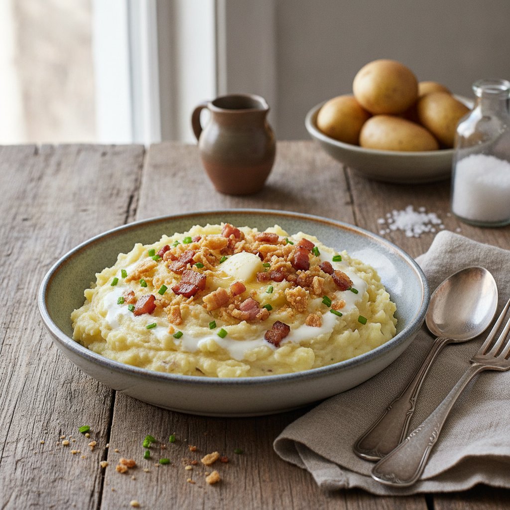 Kartoffelmus mit Buttermilch