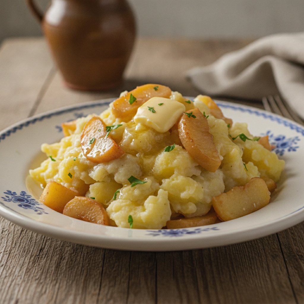 Kartoffeln mit Äpfeln