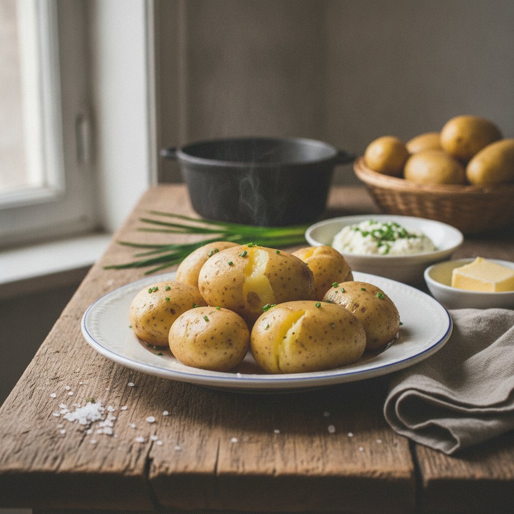 Pellkartoffeln oder Kartoffeln in der Schale