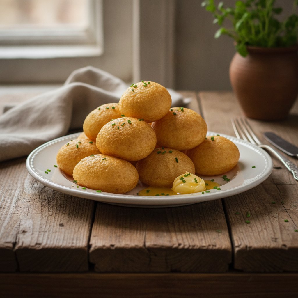 Pommes soufflées oder aufgeblähte Kartoffeln