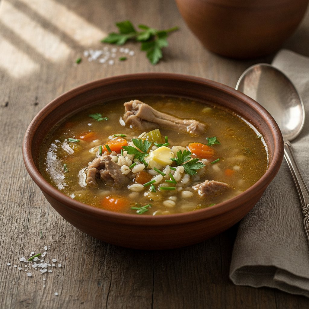 Gänsekleinsuppe