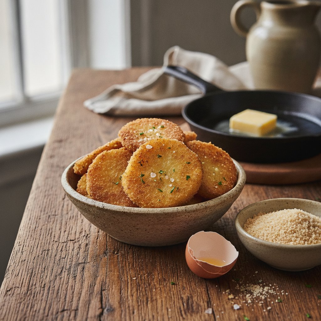 Panierte Kartoffeln