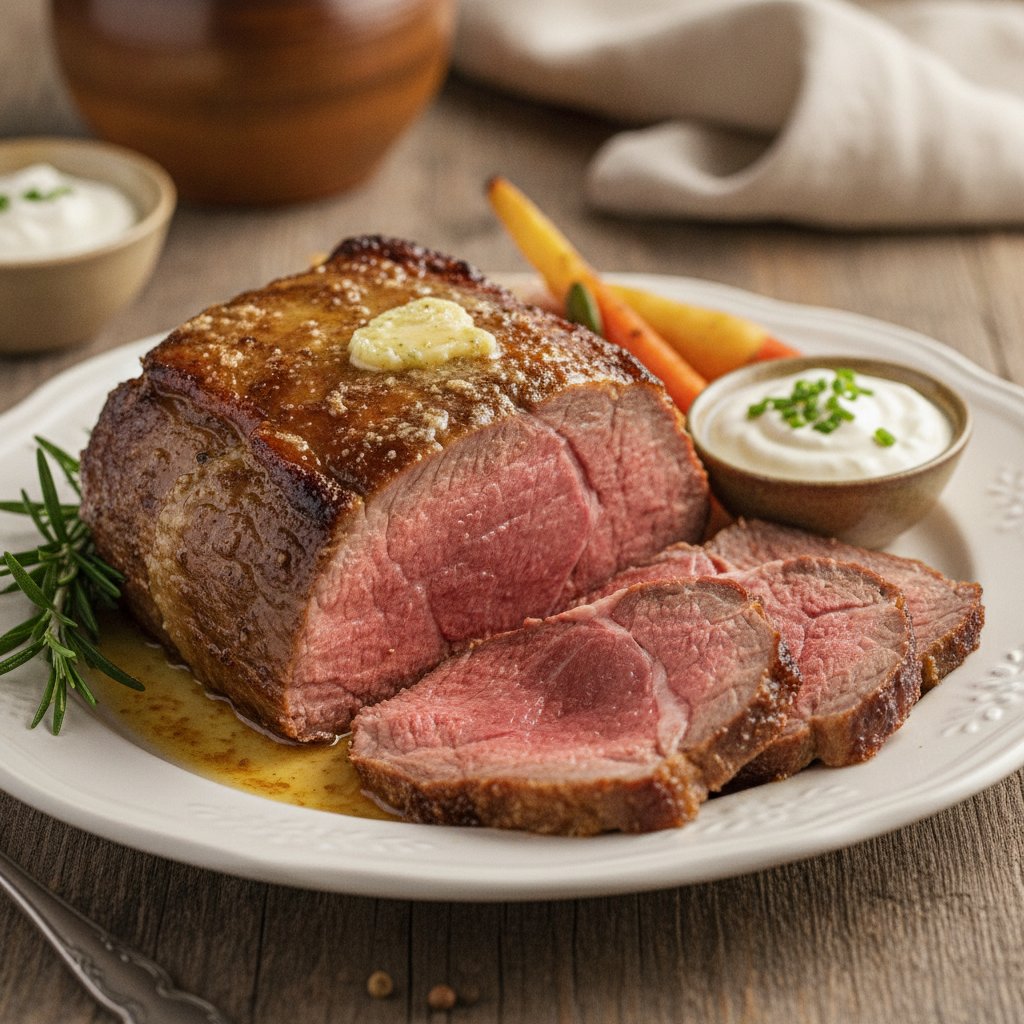 Roastbeef im Ofen gebraten