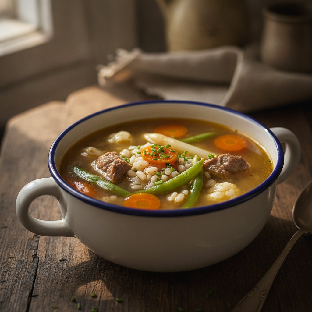 Taubensuppe