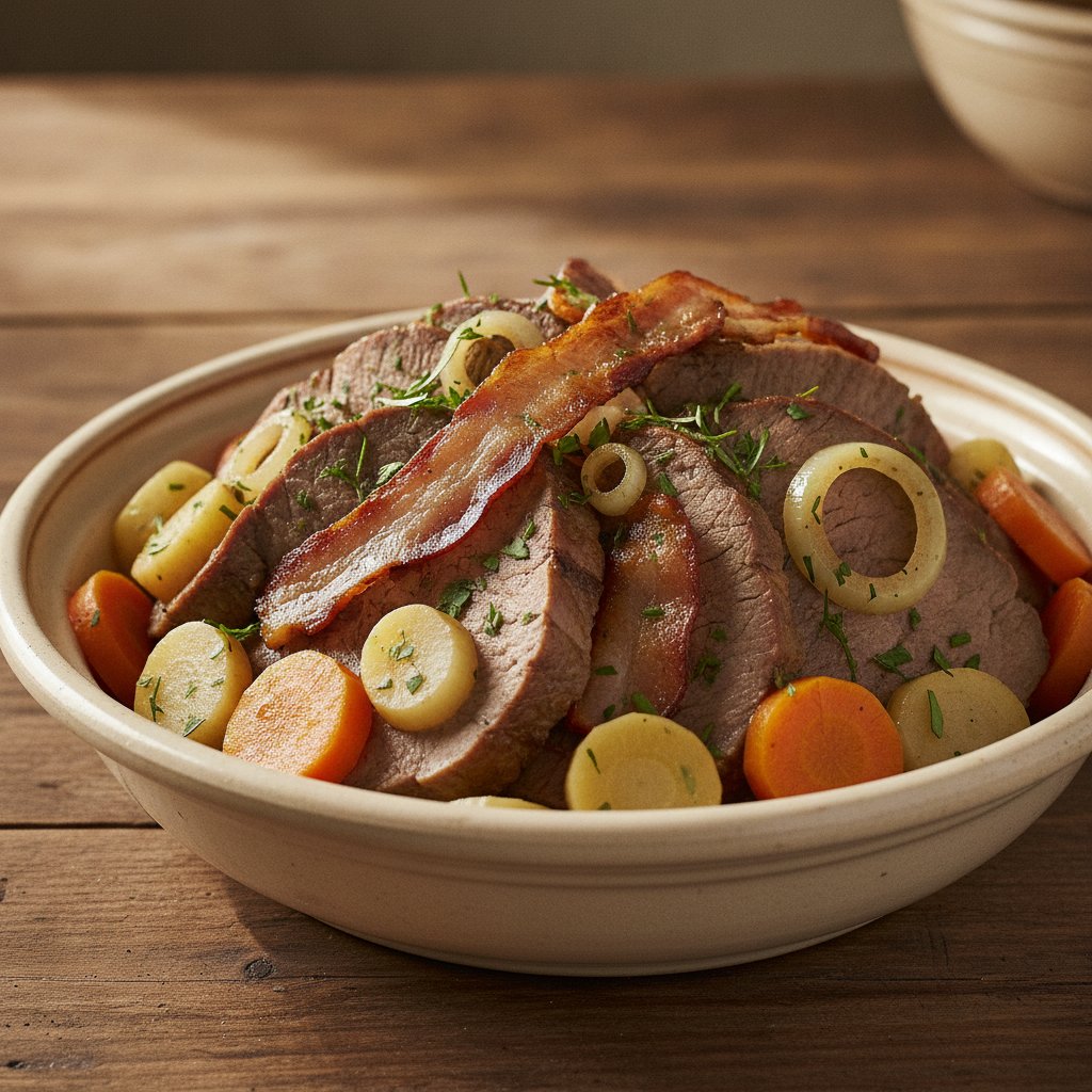 Gedämpftes Ochsenfleisch