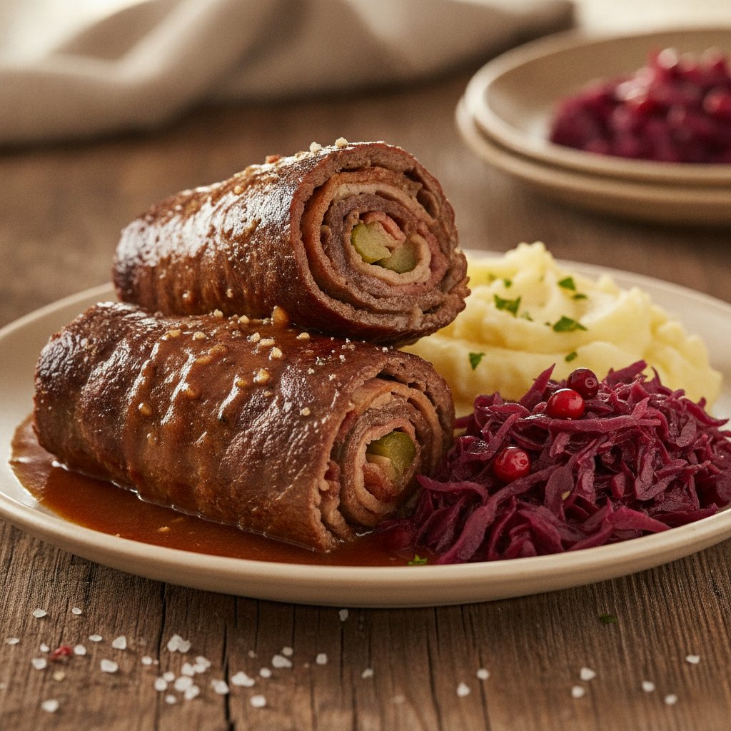 Rouladen oder Rollfleisch. Zrasy