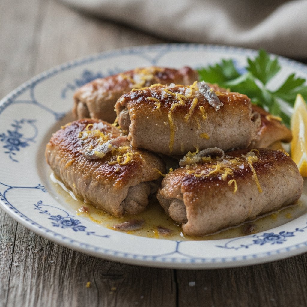 Kalbfleischröllchen