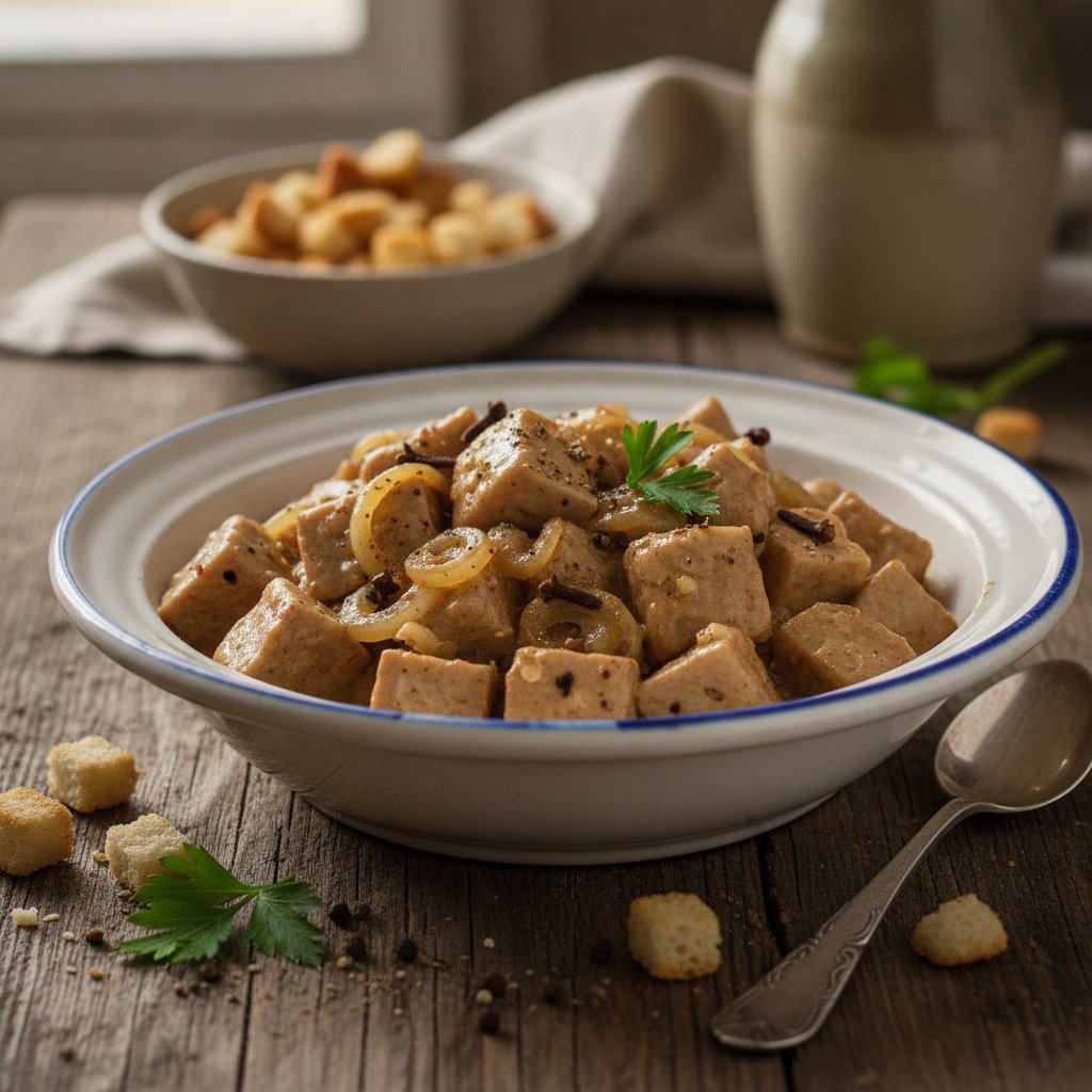 Ragout von Kalbshirn