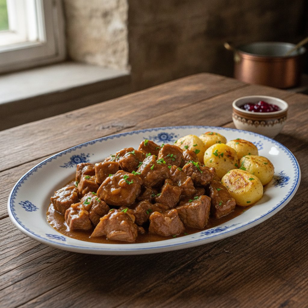 Ragout von Kalbsbraten