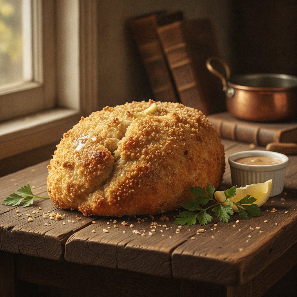 Kalbsfüße gebacken à la Geistensterz