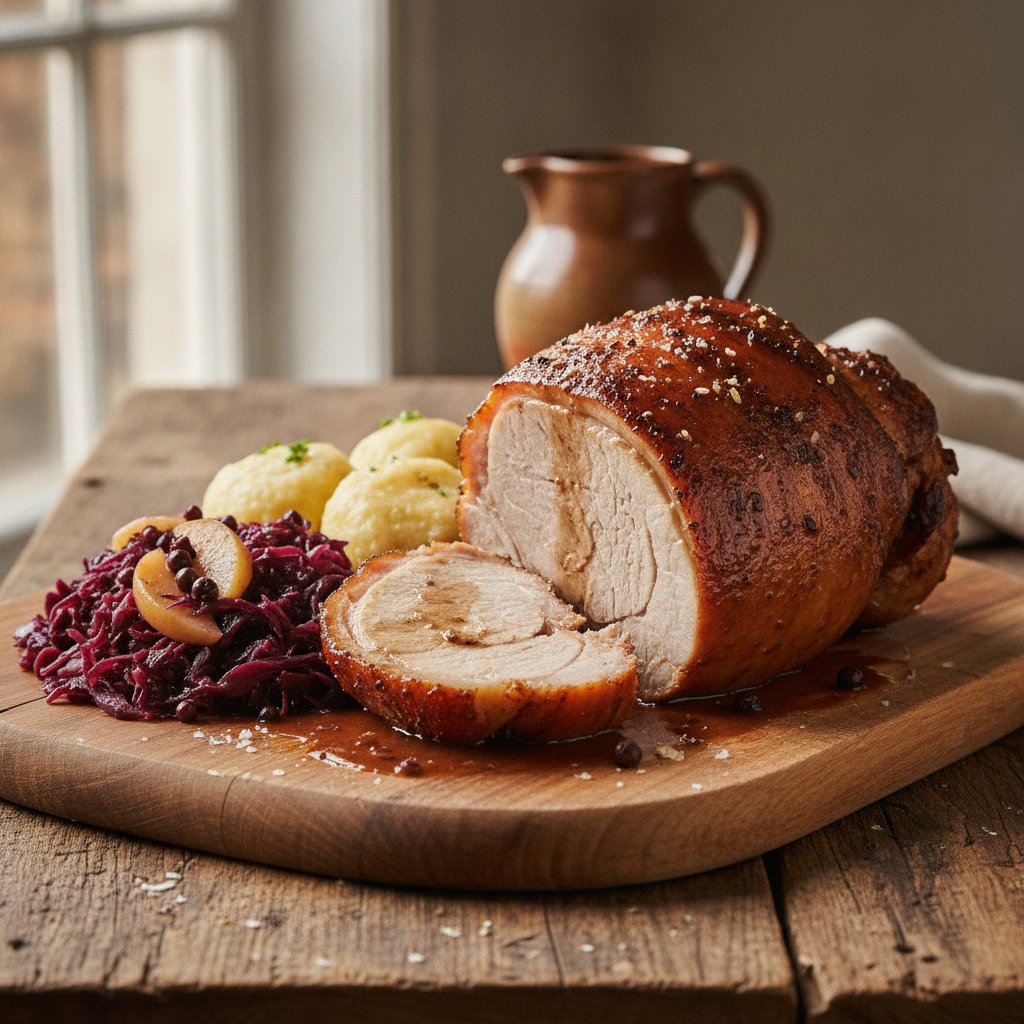Schweinebraten wie Wild