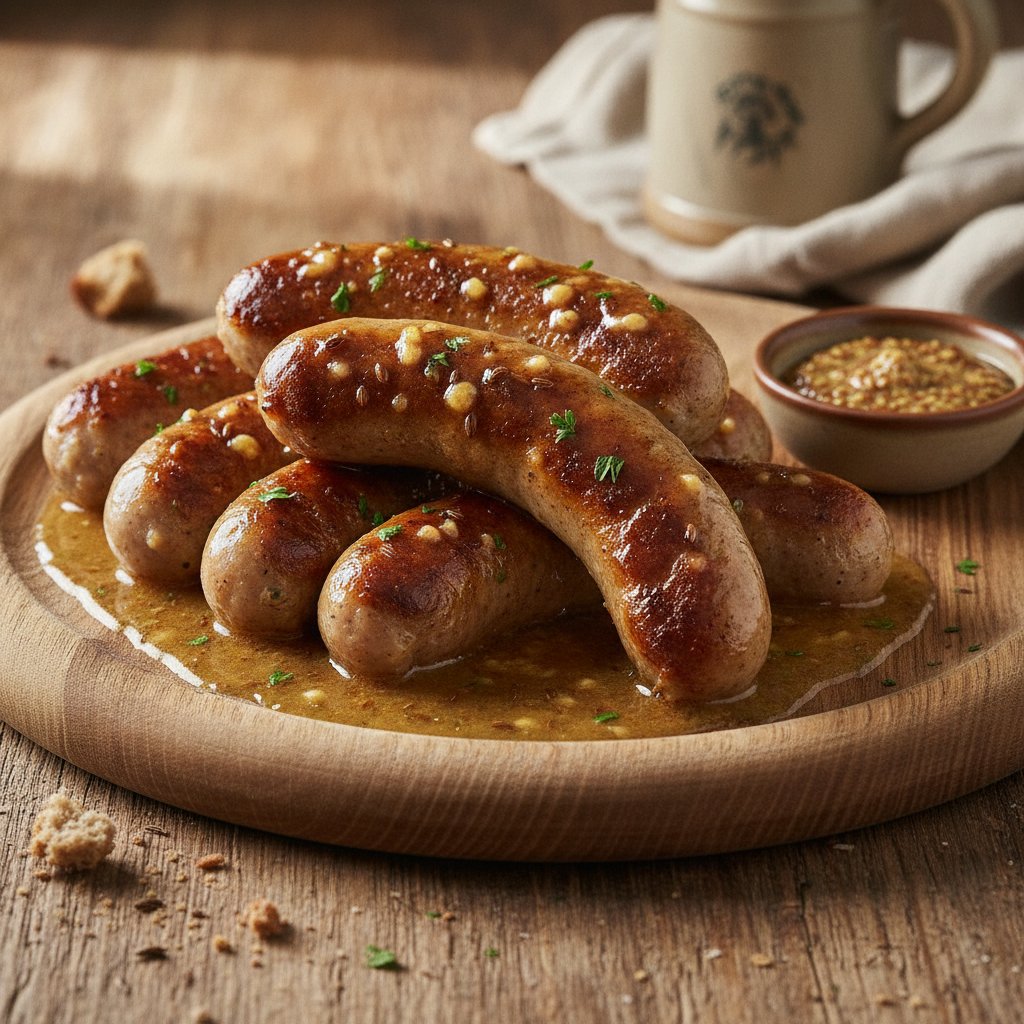 Bratwurst gebraten