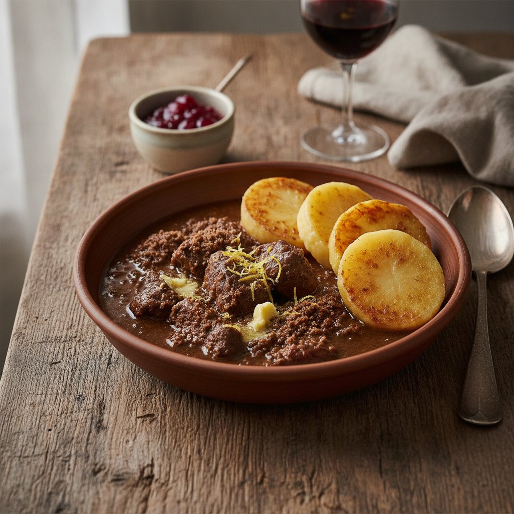 Hirsch- oder Rehragout