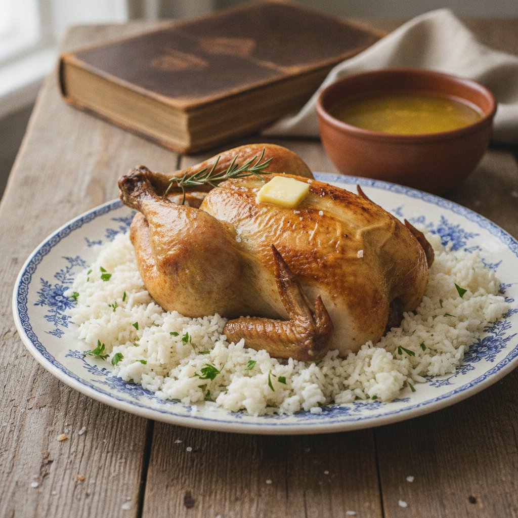 Huhn in Reis