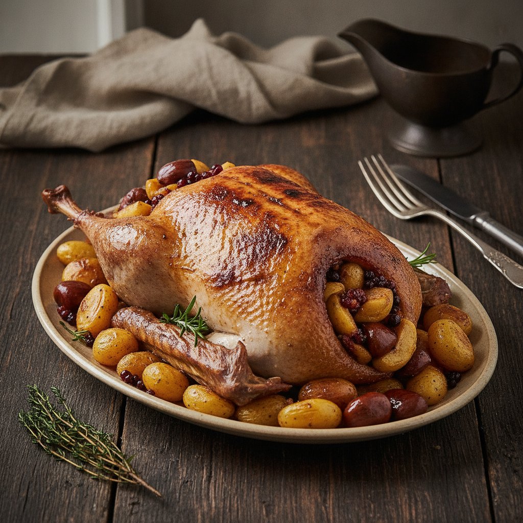 Gänsebraten