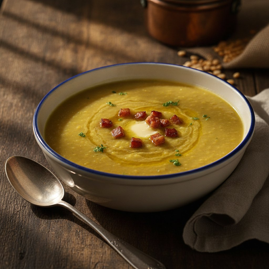 Erbsenpüreesuppe